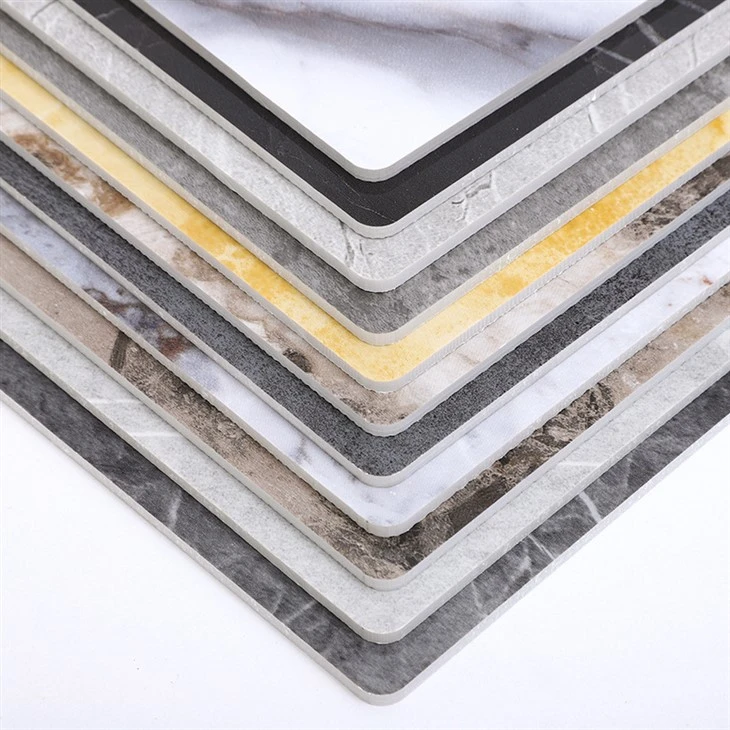 Panel PVC marmer abu -abu