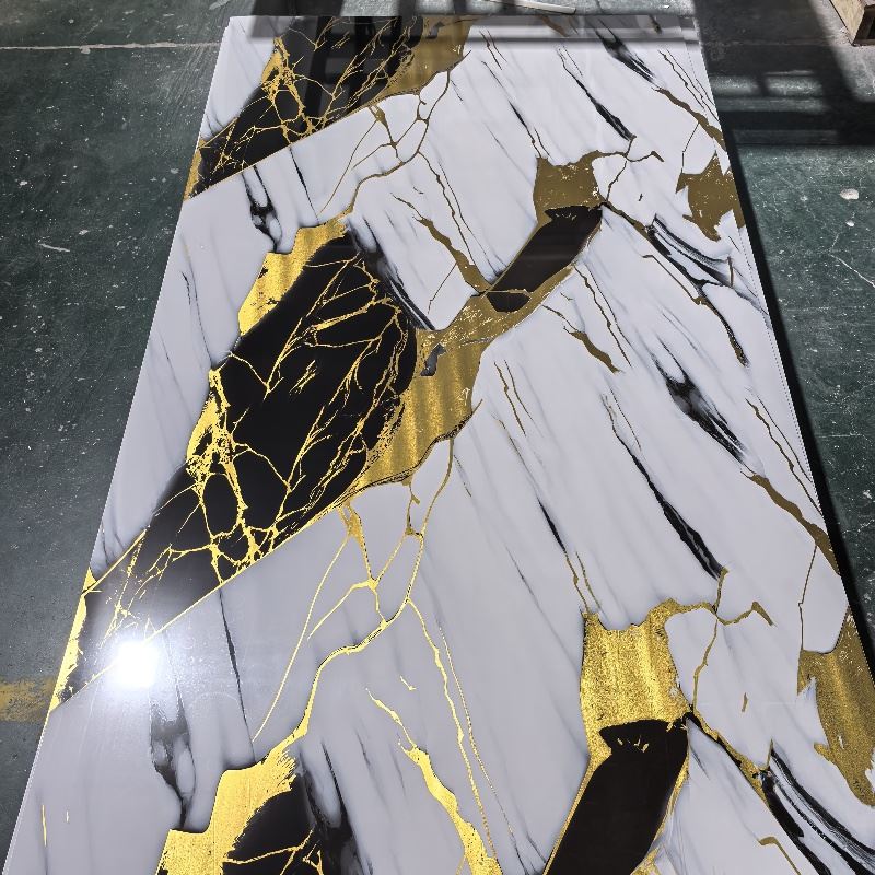 Panel Dinding Alternatif Marmer Papan Marmer UV 1220mm*2440mm