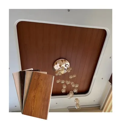 Langit -langit kayu pvc murah