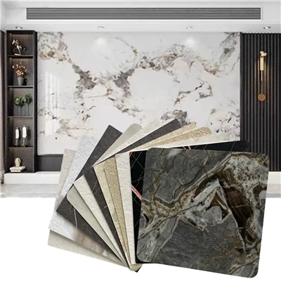Lembar laminasi marmer PVC