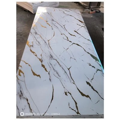 Lapisan Mármol UV Panel Dinding PVC
