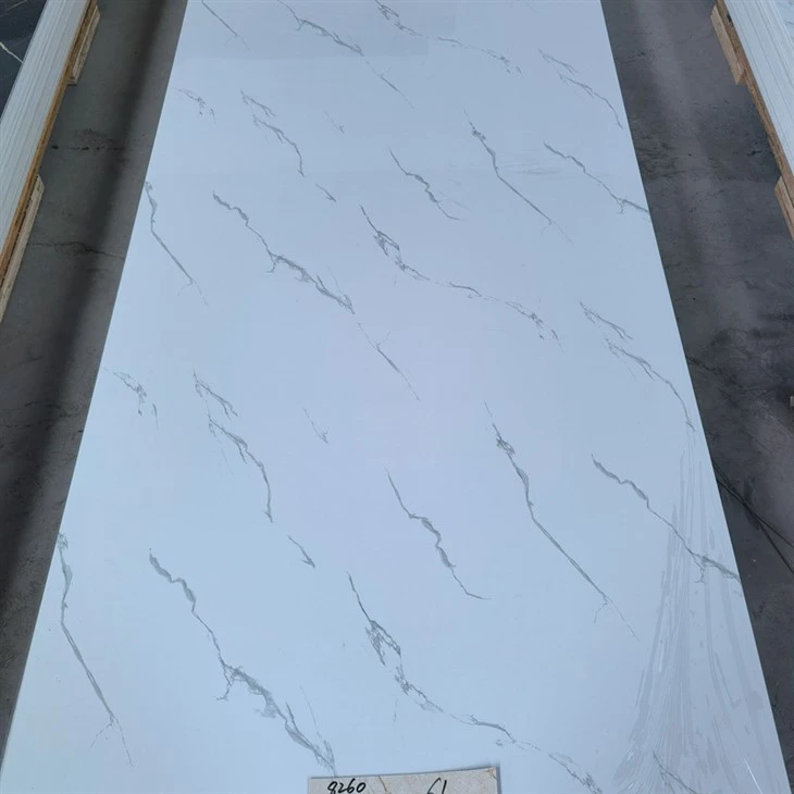Panel PVC marmer putih